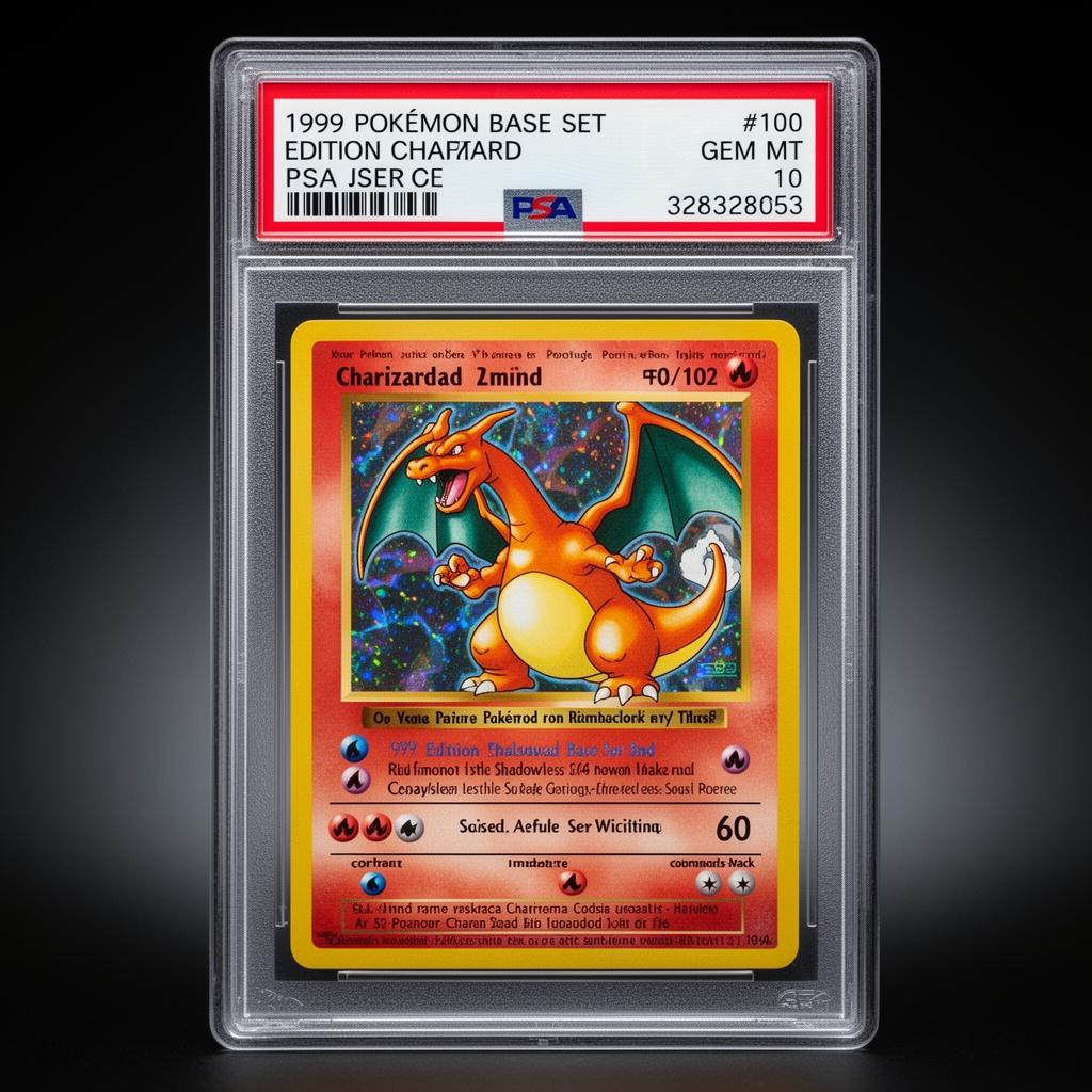 Charizard 1999 Pokémon Base Set · 1st Edition Shadowless PSA 10