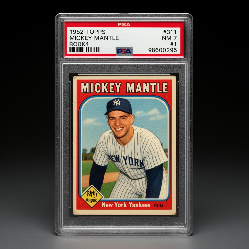 Mickey Mantle 1952 1952 Topps · Rookie PSA 7